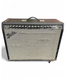 1981 fender twin amp vintage all tube guitar amplifier