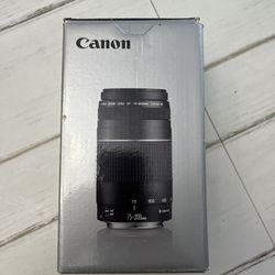 Canon camera Lens (EF 75-300mm f/4-5.6 III) 