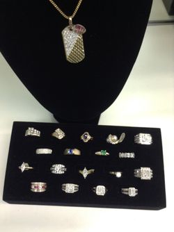 14k gold rings and chains