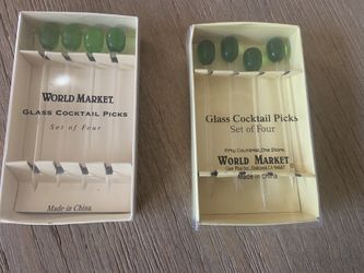 8 Glass Cocktail Picks