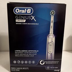 LIMITED EDITION ORAL-b Genius X Electric Toothbrush Bluetooth Enable