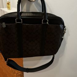 Coach Signature Laptop Briefcase – Excellent Condition