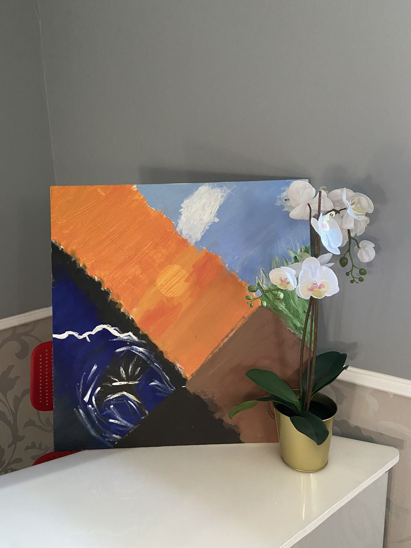 Hand-made painting