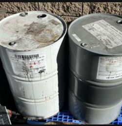 55 gallons sealed top metal drums $25 each have 8