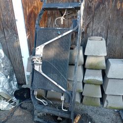 2004  Chevy 2500hd diesel aftermarket  alum radiator turbo radiator and front support and aftermarket air box $500 or best offer 