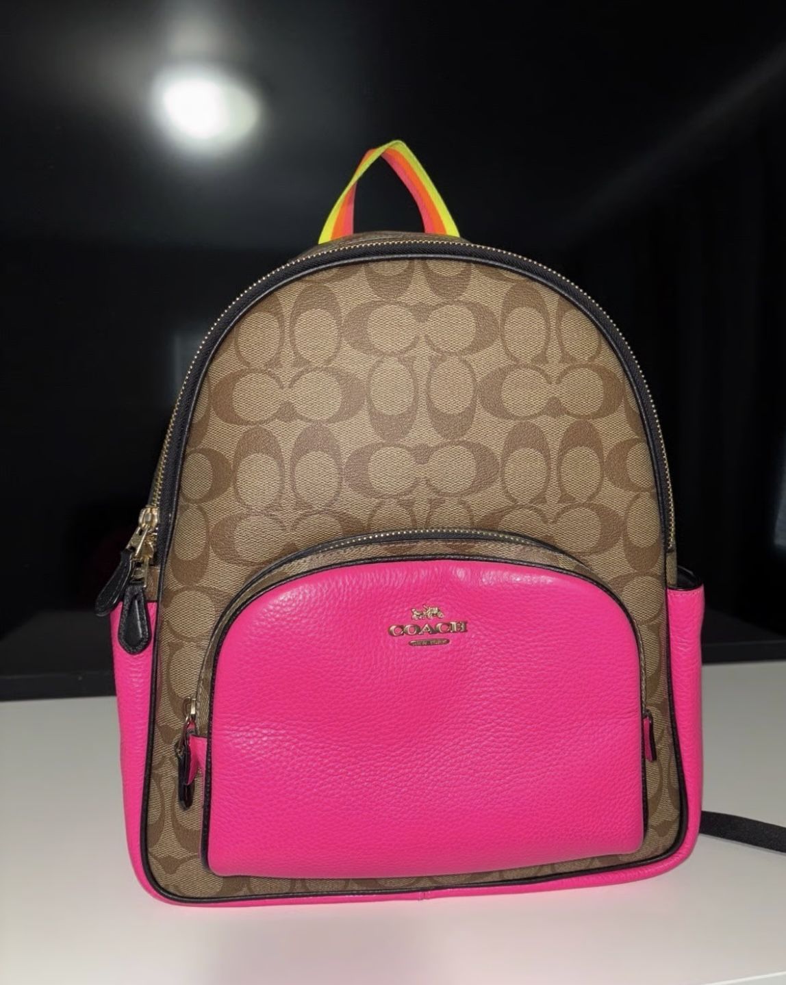 Coach leather handbag