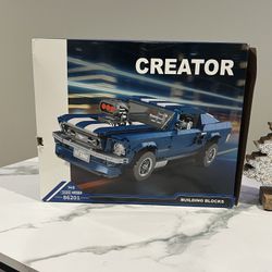 For Mustang Sports GTRS Car Building Blocks