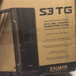 Zalman S3 TG ATX Mid-Tower Desktop PC Case