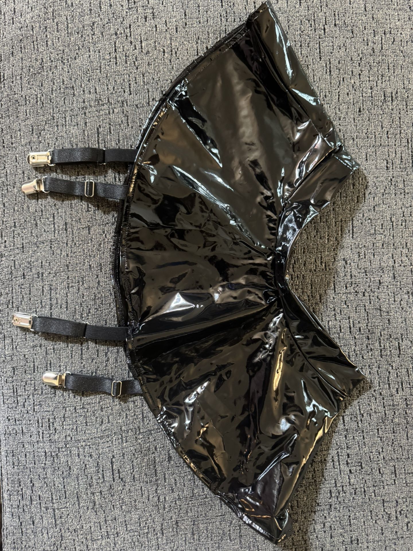 Latex Micro Mini Skirt Size Medium