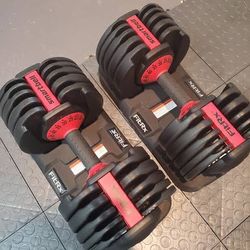 55lb Adjustable dumbbell Set $150