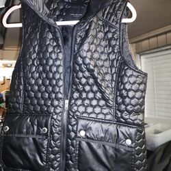 Marc New York Men's Black Sleeveless Puffy Vest Size M