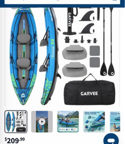 Garvee Inflatable 2-Person Kayak Set