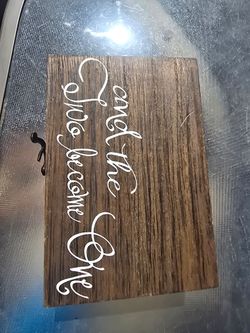 Rustic Wooden Wedding ring holder