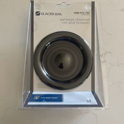 Garbage Disposal Rim And Stopper Matte Black