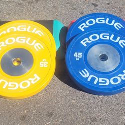 Rogue Competition Bumper Plate set (Pounds)