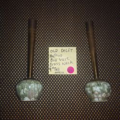 Vintage Delft Candle Holders And More. $20 Each Item. Or $40 For Everything In The Lot. All Sales Final.