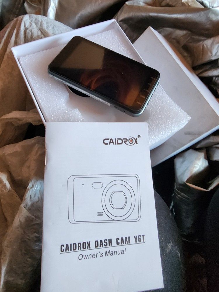 CAIDROX | Dash Cam | Front and Rear View | IPS 4" Touch Display |
