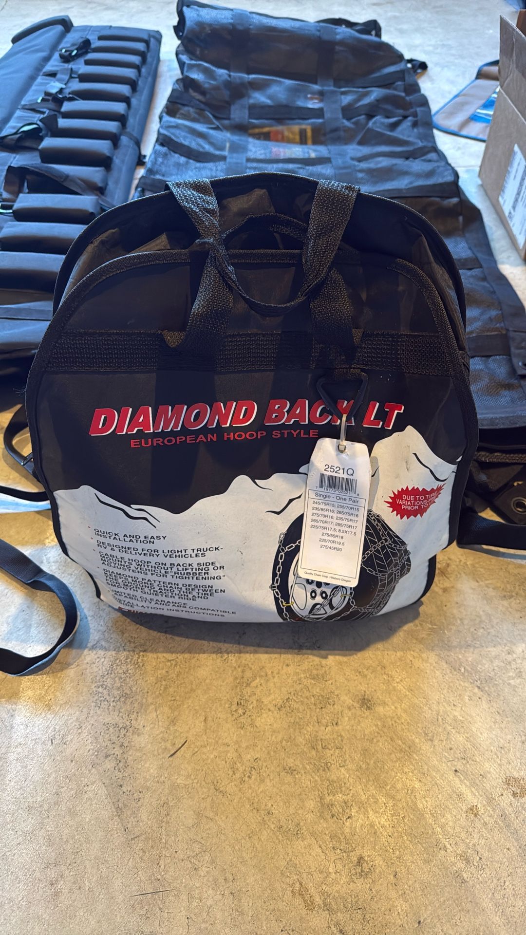 Diamond Back Tire Chains - 2521Q