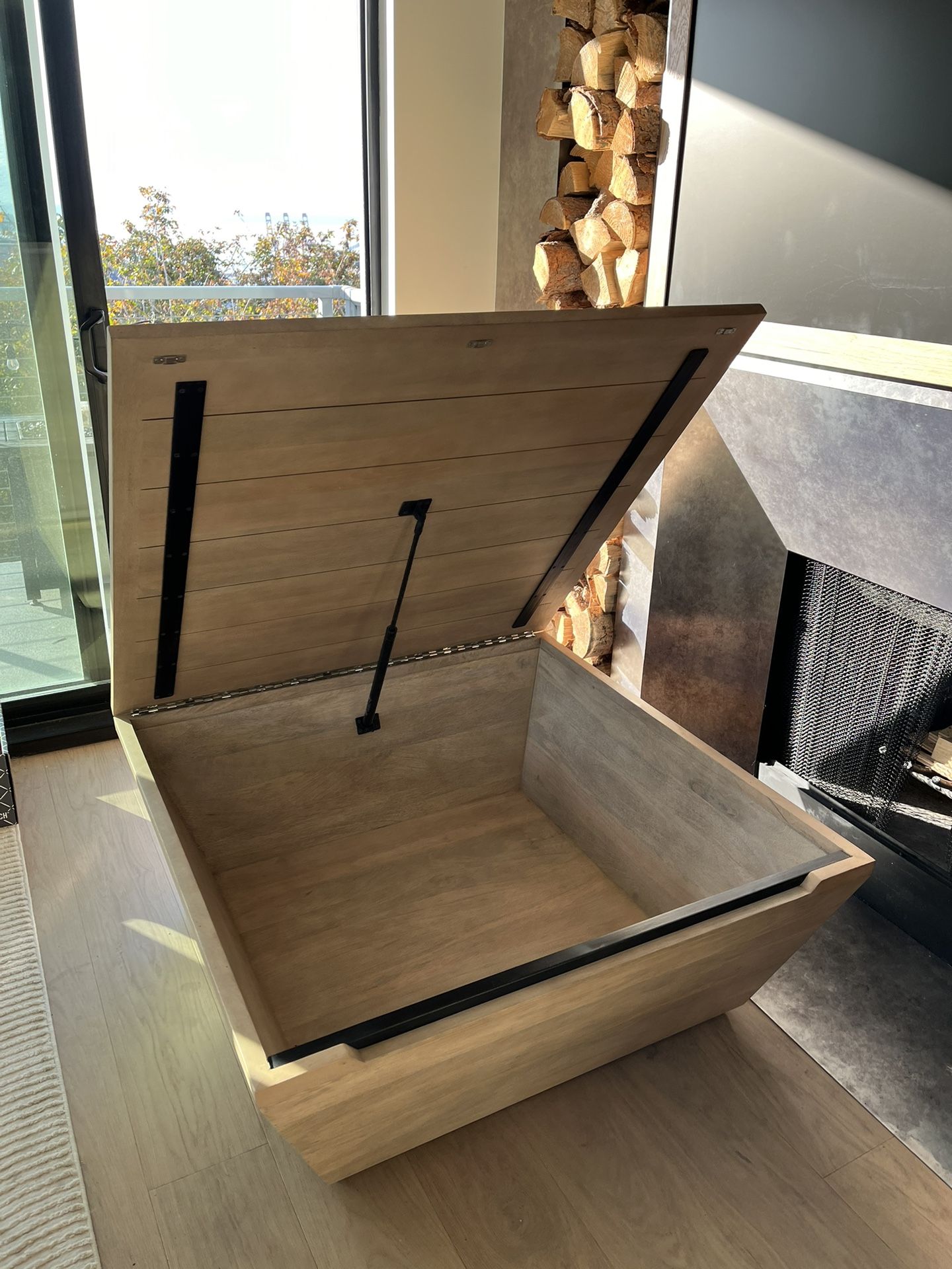 Oak Storage Coffee Table