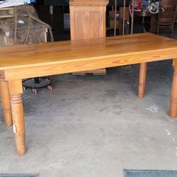 Original Pine Farm Table, 6 Foot