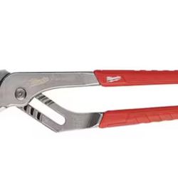 Milwaukee 10 in. Straight-Jaw Pliers with Comfort Grip and Reaming Handles