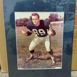 SIGNED PICTURE GINO MARCHETTI 8X10 OFFICIAL WITH COA