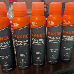 Lot Of 39x Mando Spray Deodorant - Mt Fuji Scent - Fresh Batch