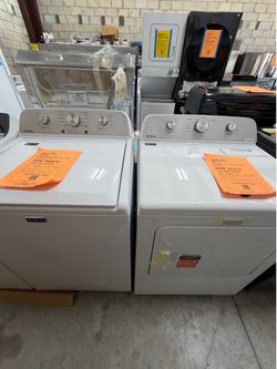 Maytag new set washer and electric dryer