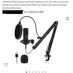 Sudotack usb microphone professional, great for podcast mic, gaming mic, YouTube mic and computer karaoke for $30