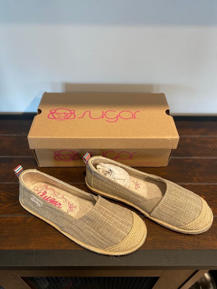 Sugar Women's Evermore Slip-On Espadrille Flats - Size 7.5