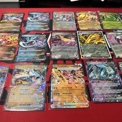 Pokemon Lot Modern EX cards 158 cards (selling as a whole only)