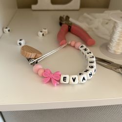 Personolised Pacifier Clips
