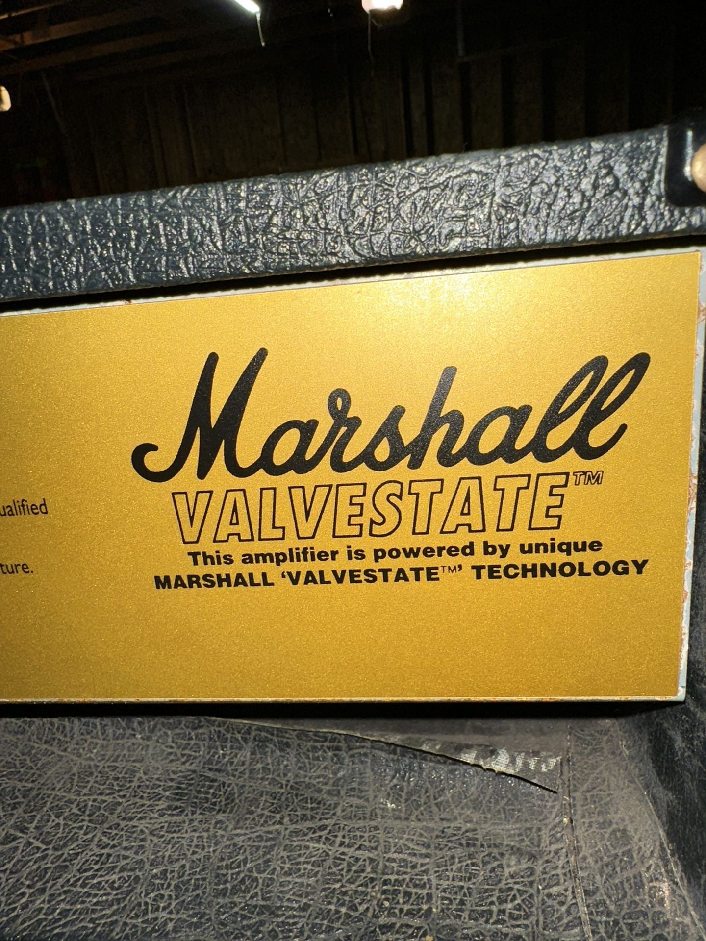Marshall Valve state 100V Model 8100 “Half Stack”