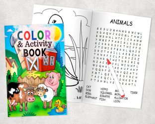 Color & Activity Book - Farm