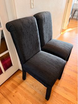 Black Dinning room chairs