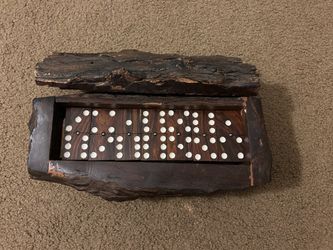 Handcrafted Rustic Wooden Dominoes, For Actual Play or For Decoration