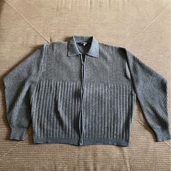 Bernini Grey Zip Cardigan