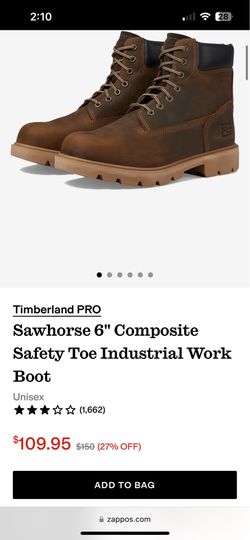 Timberland pro composite boots men’s 9.5