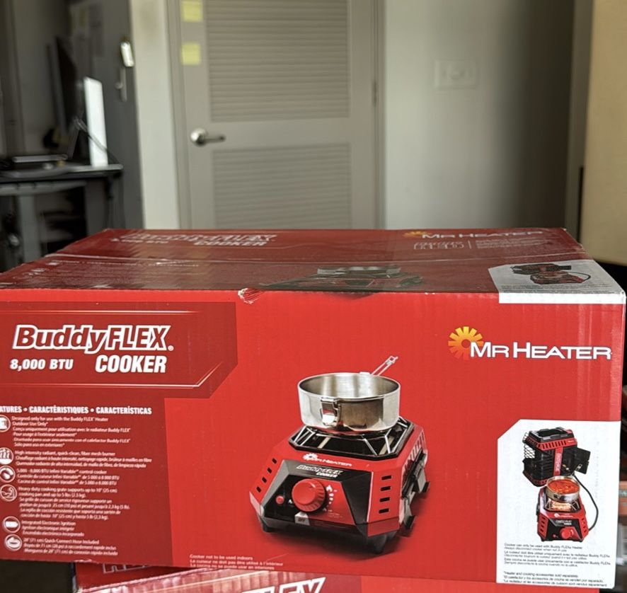 Mr. Heater BuddyFLEX Cooker 8,000 BTU (BRAND NEW, NEVER OPENED)