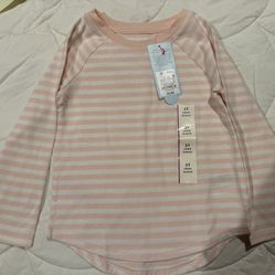 NEW 3T Cat & Jack Long Sleeve Shirt