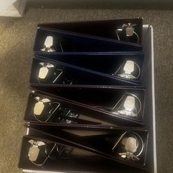 3” 3 Ring Binders (Burgundy / Blue)