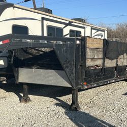 Gooseneck Supply And Construction Trailer