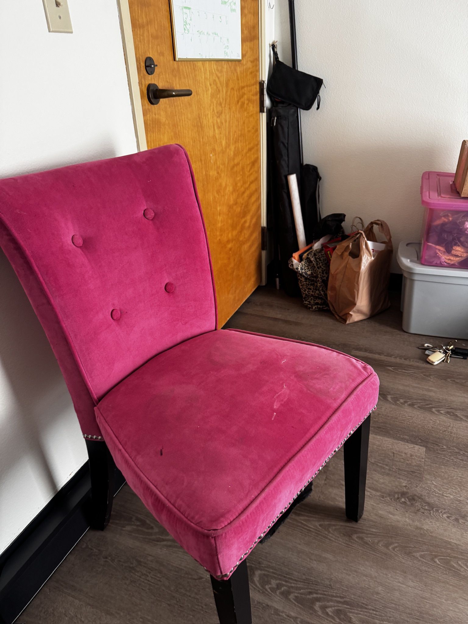 Pink chair