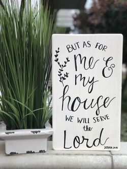 Custom made wood sign