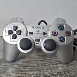 Silver Ps2 Controller Playstation 2
