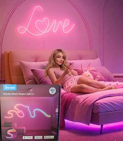 Govee RGBIC Neon Rope Light 32.8ft Smart LED Strip Matter Alexa NEW