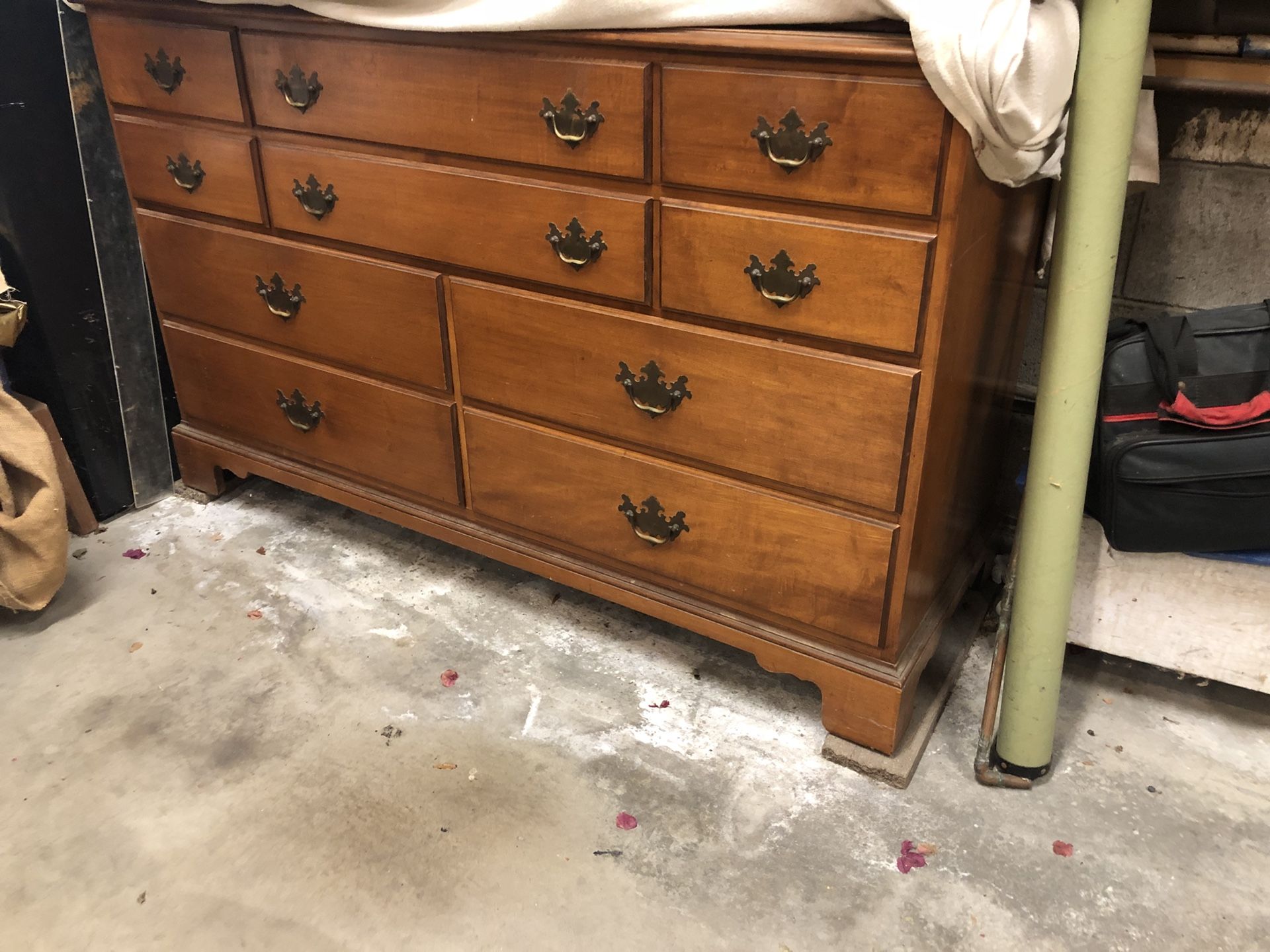Solid maple dresser