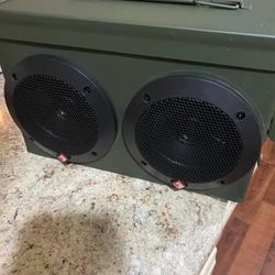 Bluetooth Rechargeable Ammo Can Speakers And Light Boxes. Can Be Built To Your Likings 