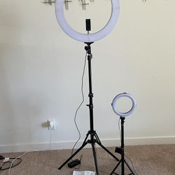 Sunpak 19 Inch Ring Light With Vlog Items
