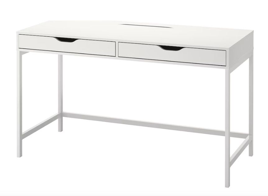 White Desk (Ikea Alex Desk, 52”)